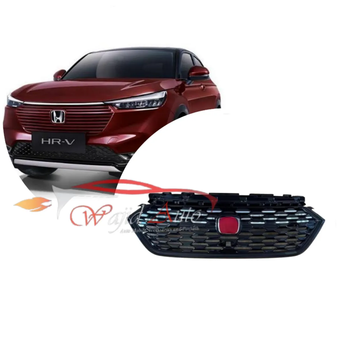 Honda hrv front grill rs style glossy black