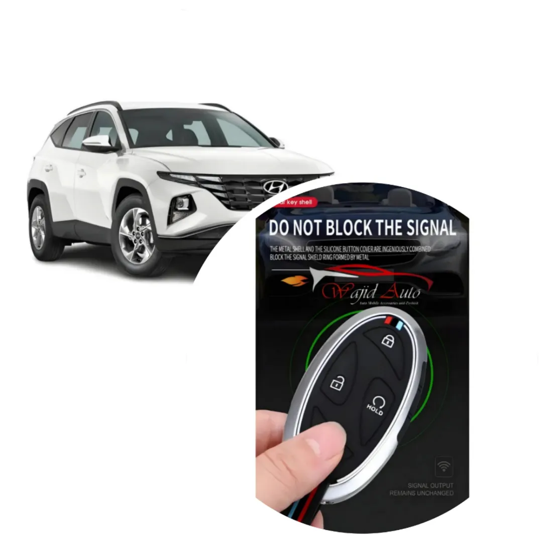 Hyundai tucson hybrid zinc metal key case 2025