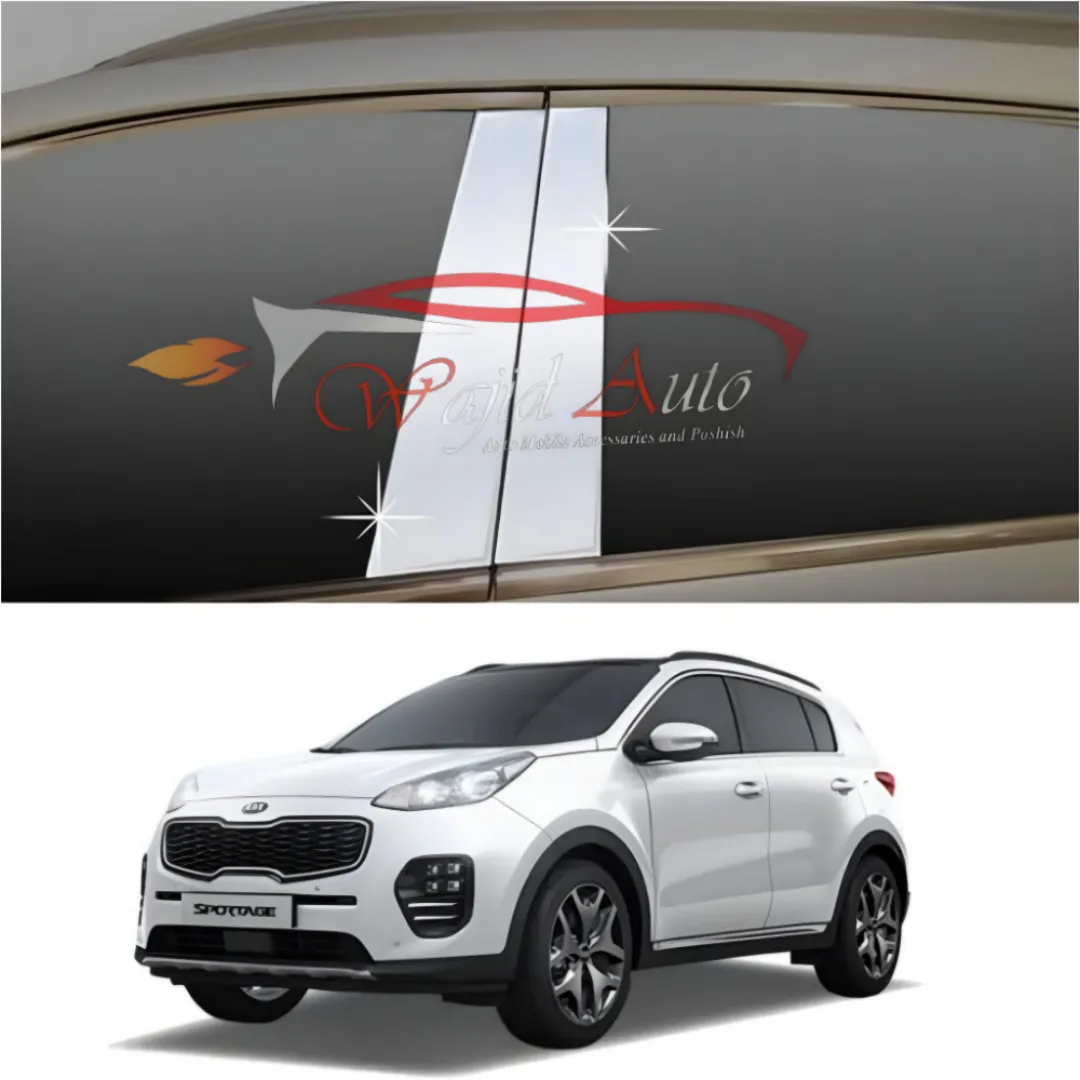 Kia sportage 2020,2021,2022,2023,2024 door pillar chrome