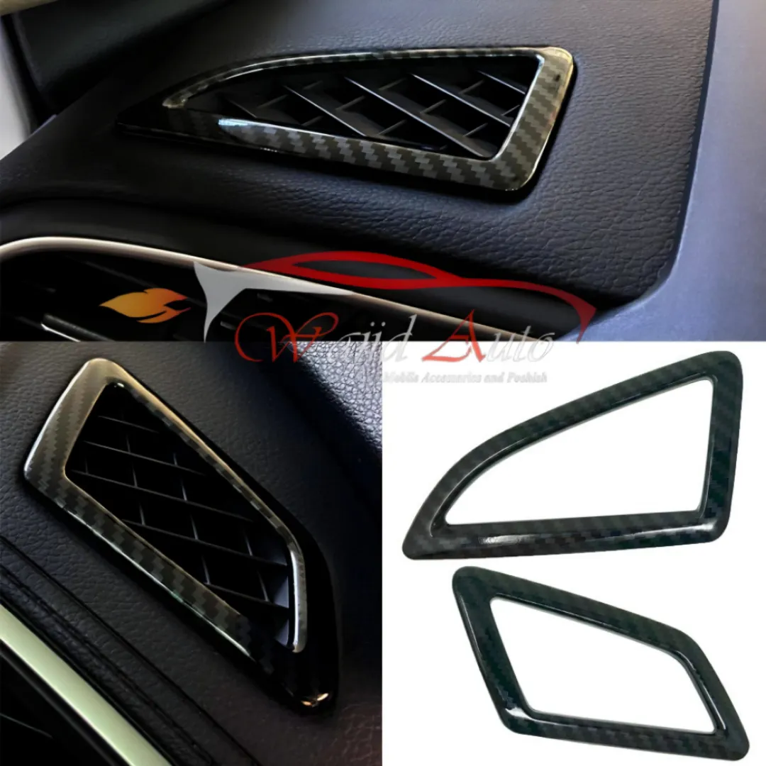 honda civic x 2016,2017,2018,2019,2020 dashboard ac trims carbon 2pc