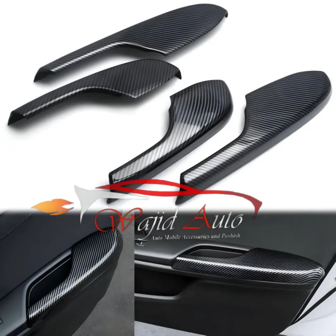 honda civic x 2016,2017,2018,2019,2020,2021 door armrest carbon trim