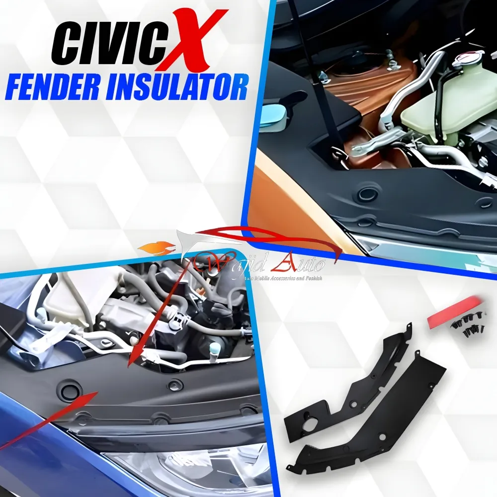 Honda civic x 2016,2017,2018,2019,2020 fender cover engine cover insulator