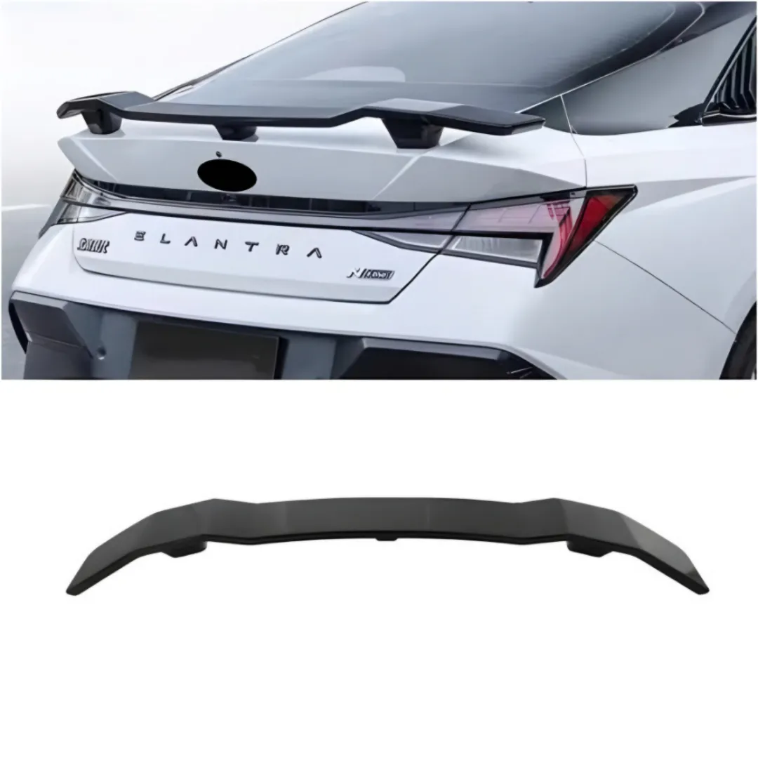 Hyundai elantra hybrid trunk spoiler