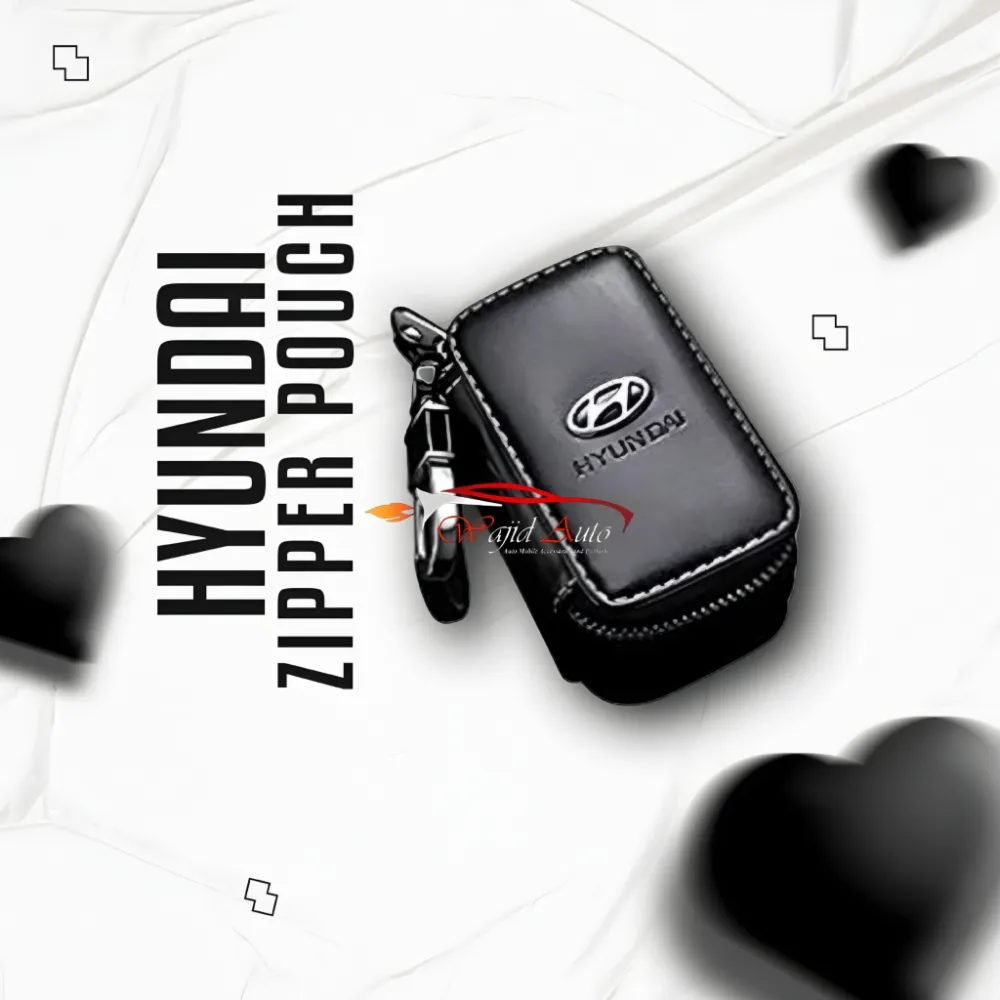 Hyundai medium zipper key pouch