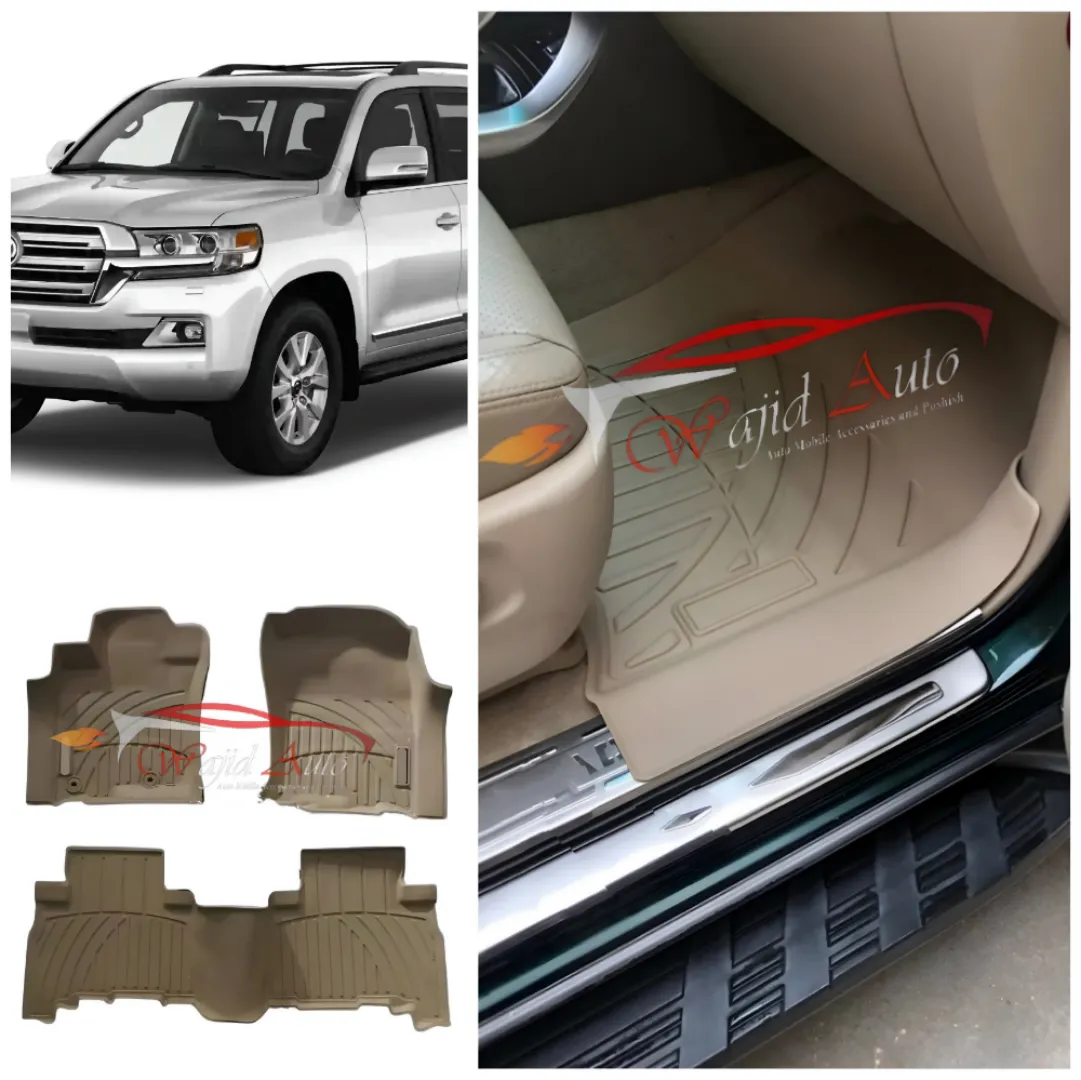 Toyota land cruiser LC200 tpe floor mats skin