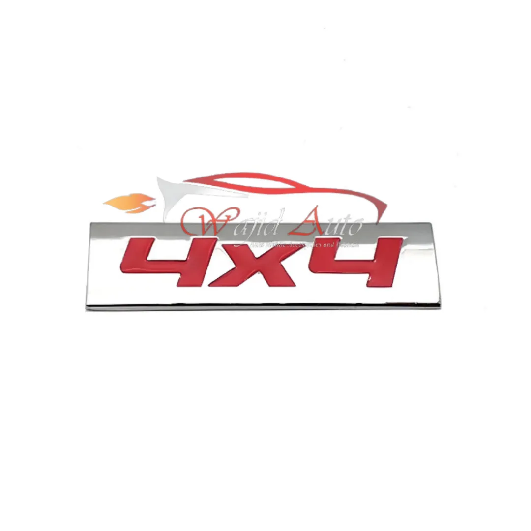 4×4 mini metal chrome emblem