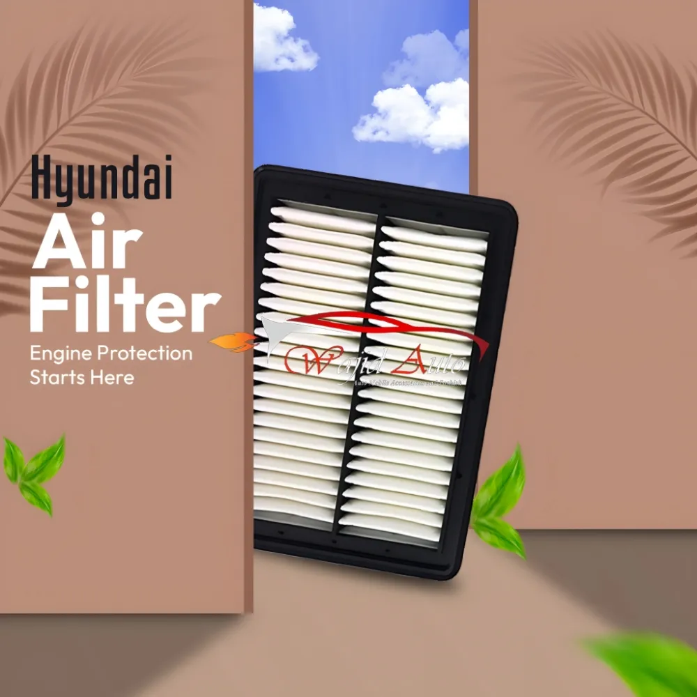 Genuine Korean air filter for Hyundai Tucson, designed to enhance engine performance and filtration.