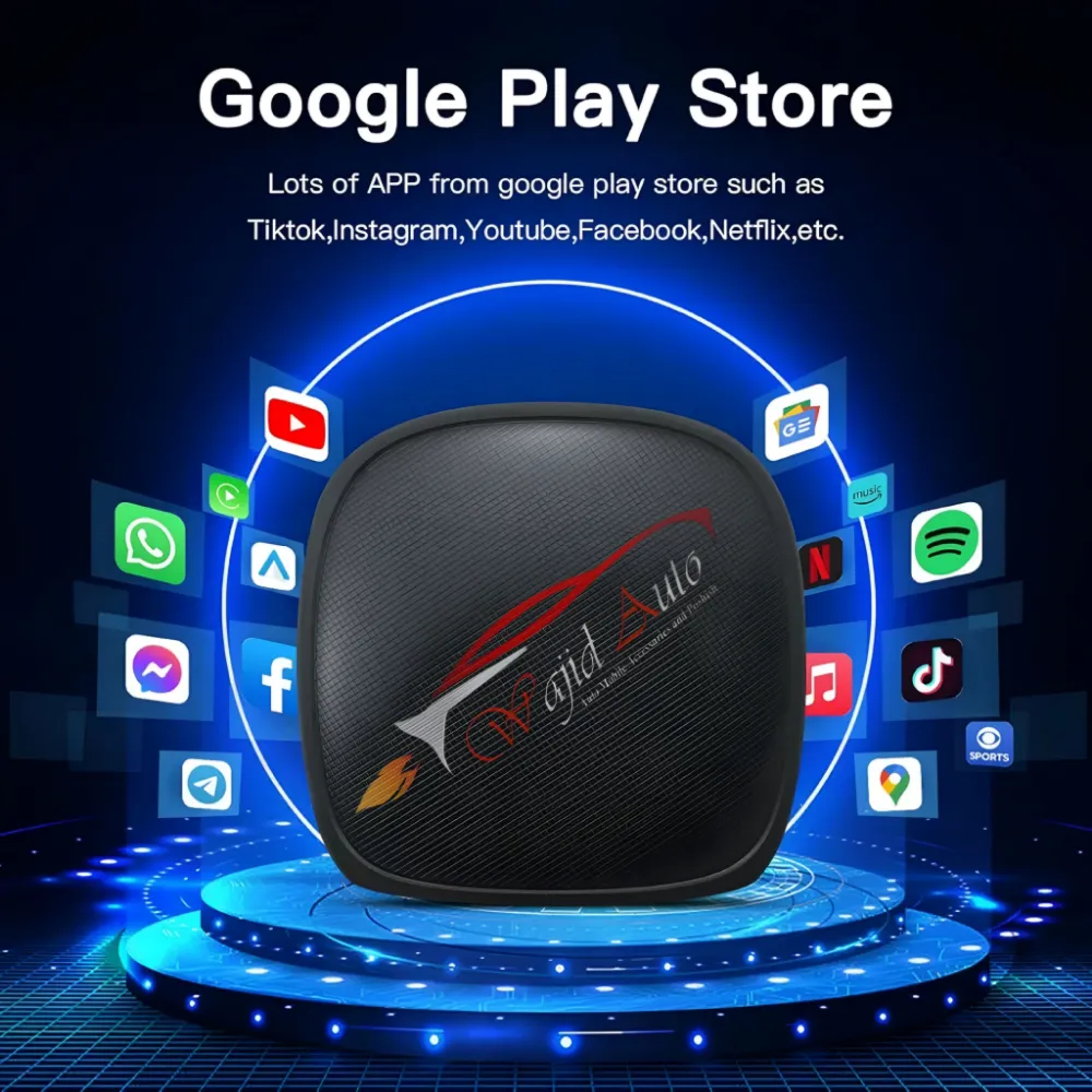 Car play ai android box wifi 4 64