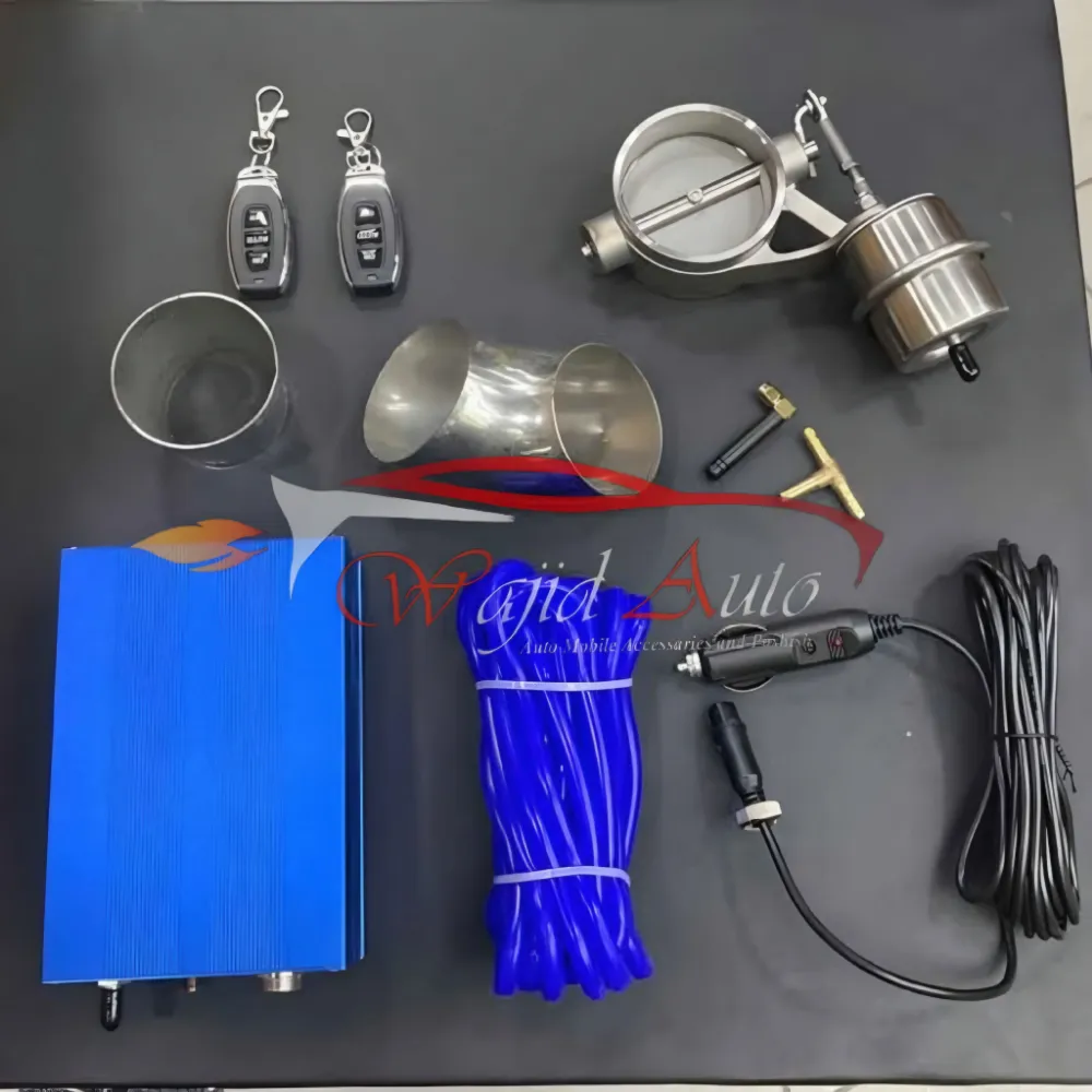 Electric Remote silencer cut off exhaust system