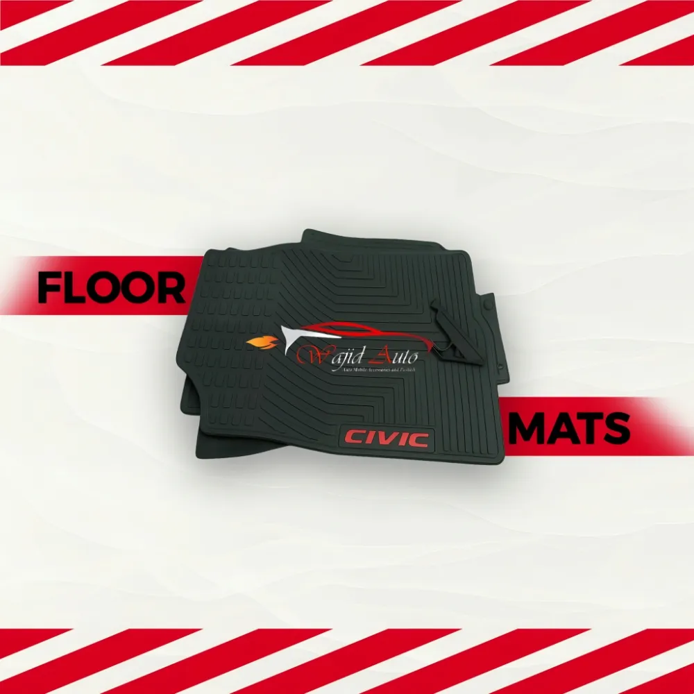 honda civic x 2016,2017,2018,2019,2020,2021,2022 latex rubber floor Mats