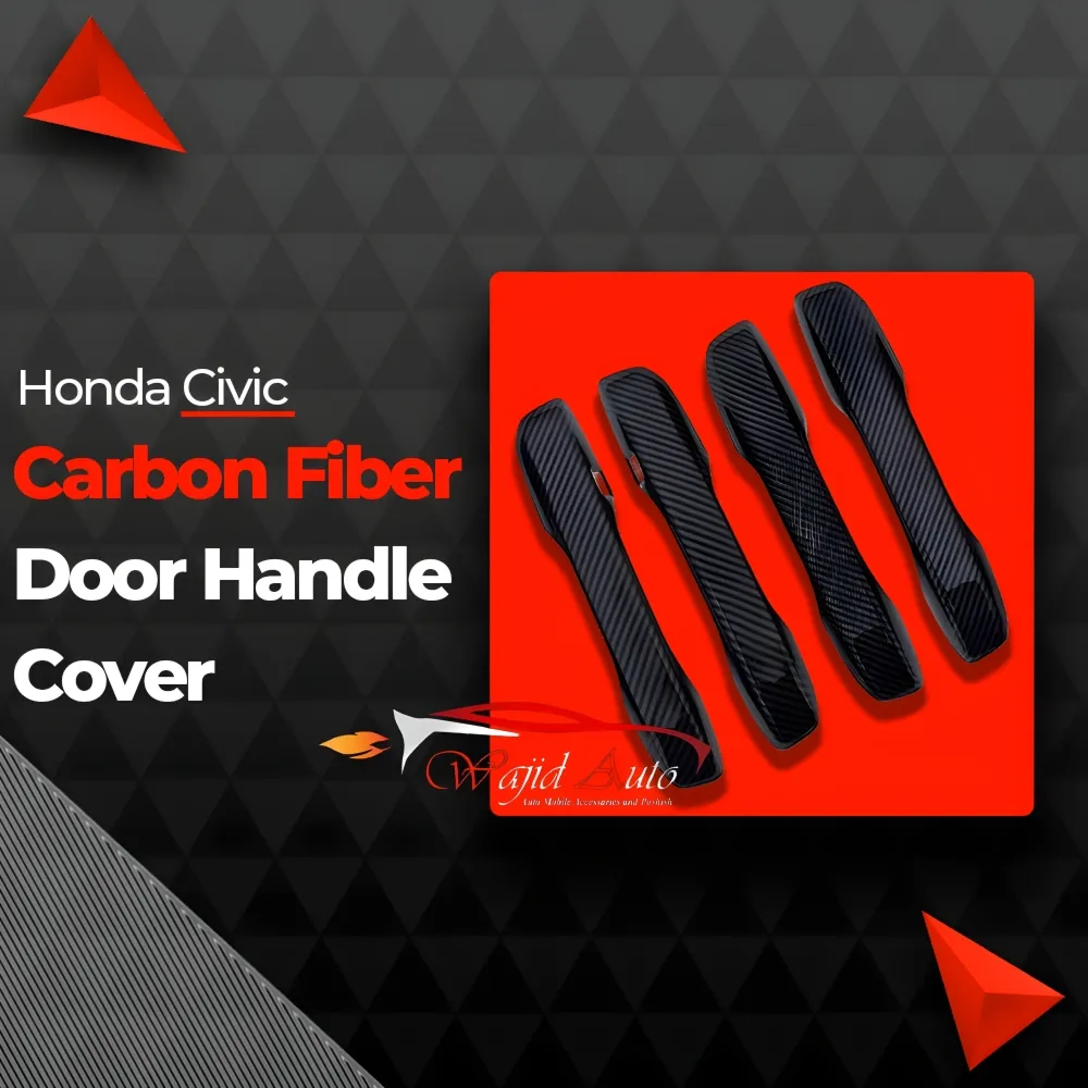 Honda civic 2022,2023,2024,2025 door handle cover carbon