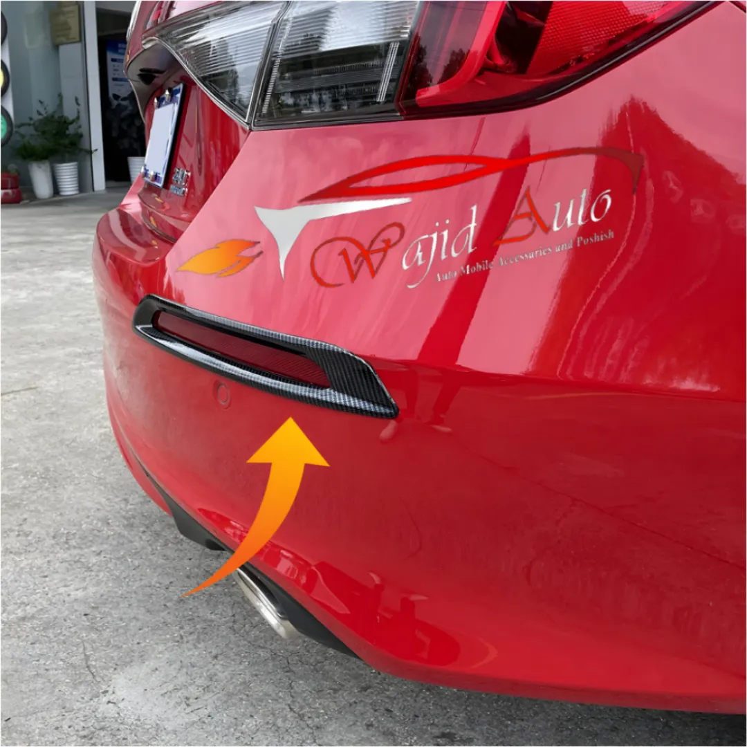 Honda civic 2022-2025 reflector lights trim carbon