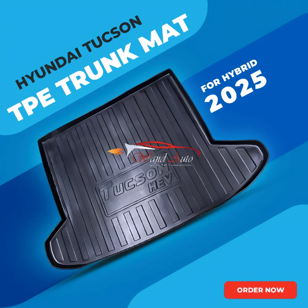 Hyundai tucson new 2025 hybrid toe trunk mat
