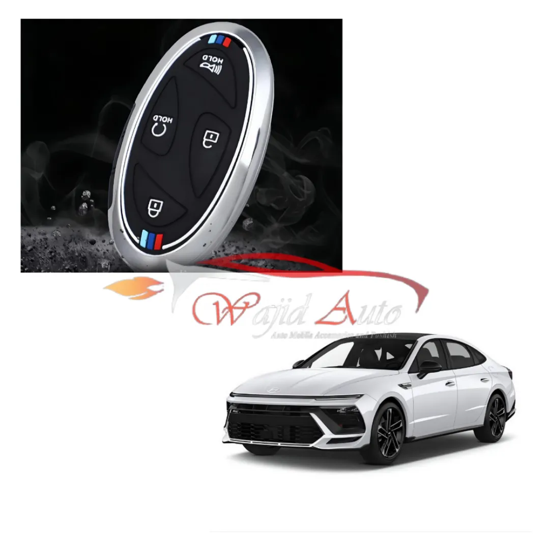 Hyundai sonata n line zinc metal key case