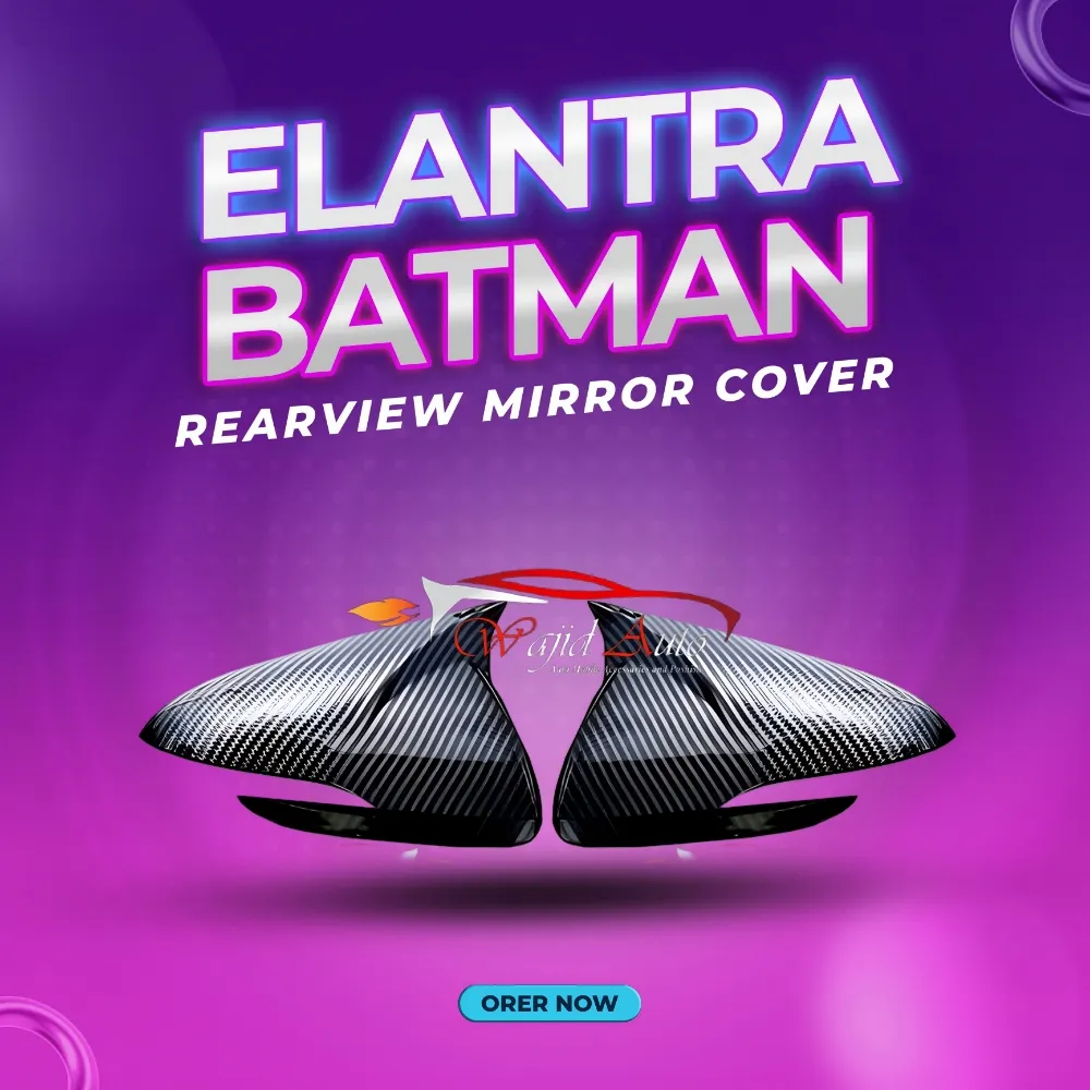 hyundai elantra 2021,2022,2023,2024 batman rearview mirror cover