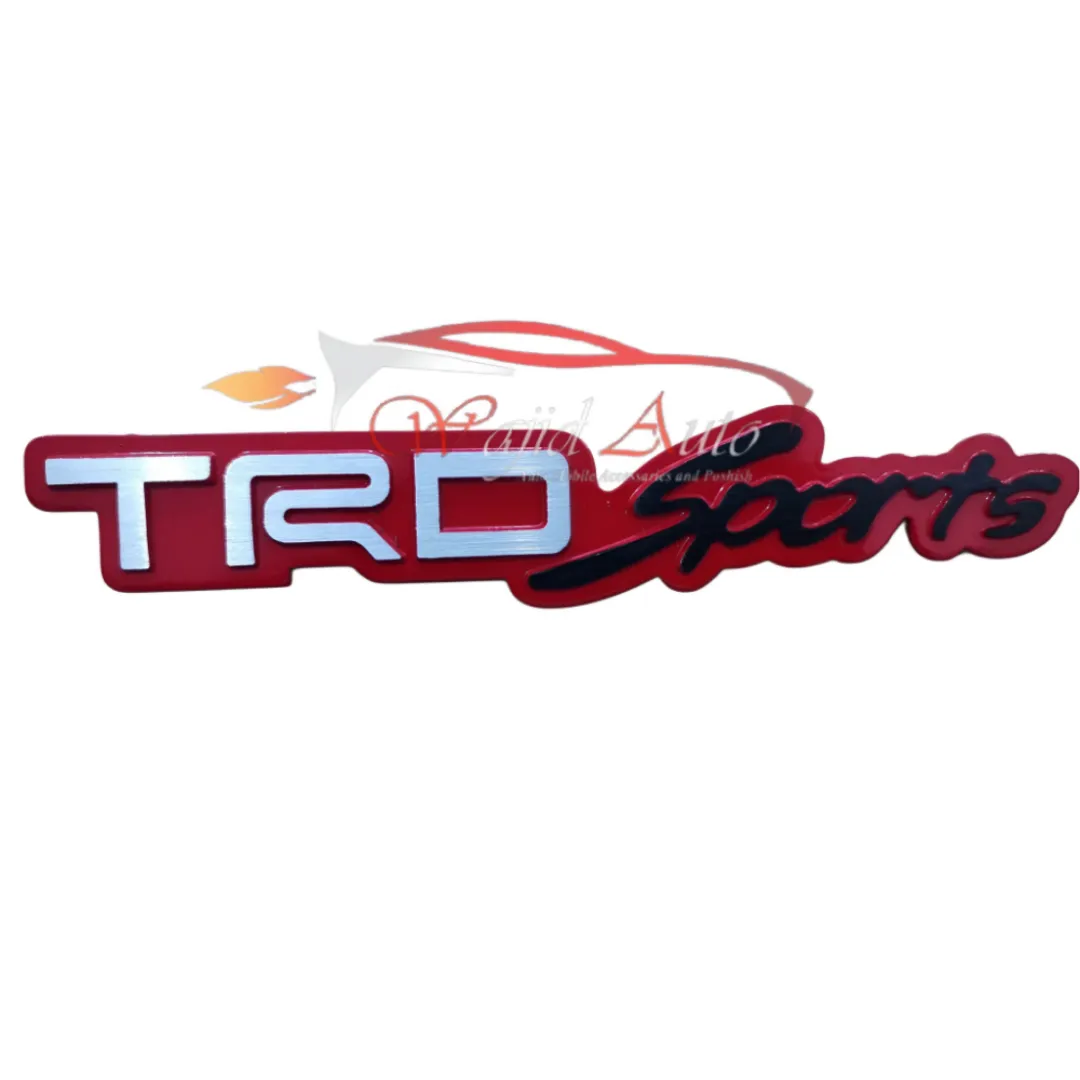 TRD Sports metal emblem monogram