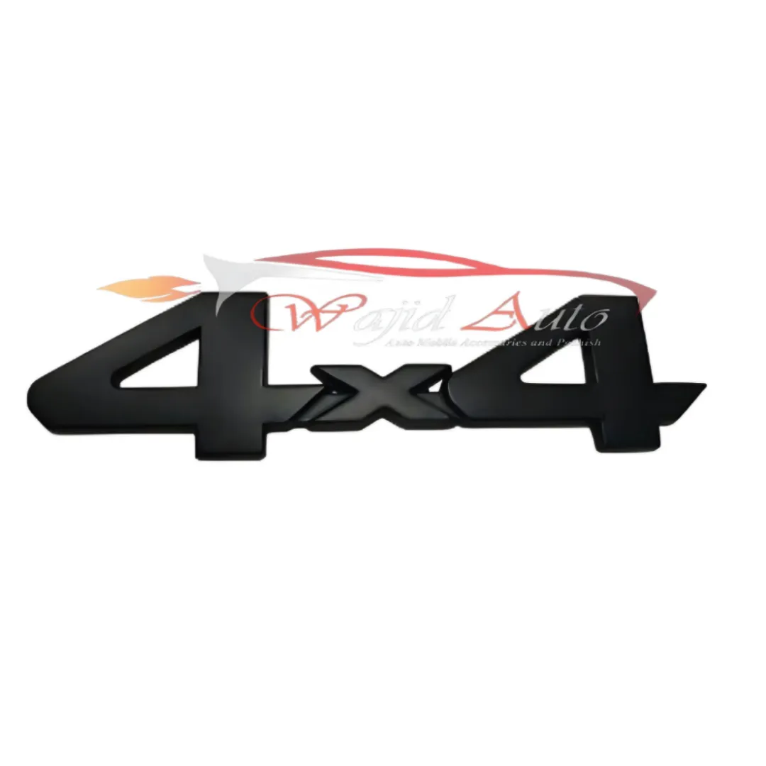 Toyota 4×4 matte black emblem metal