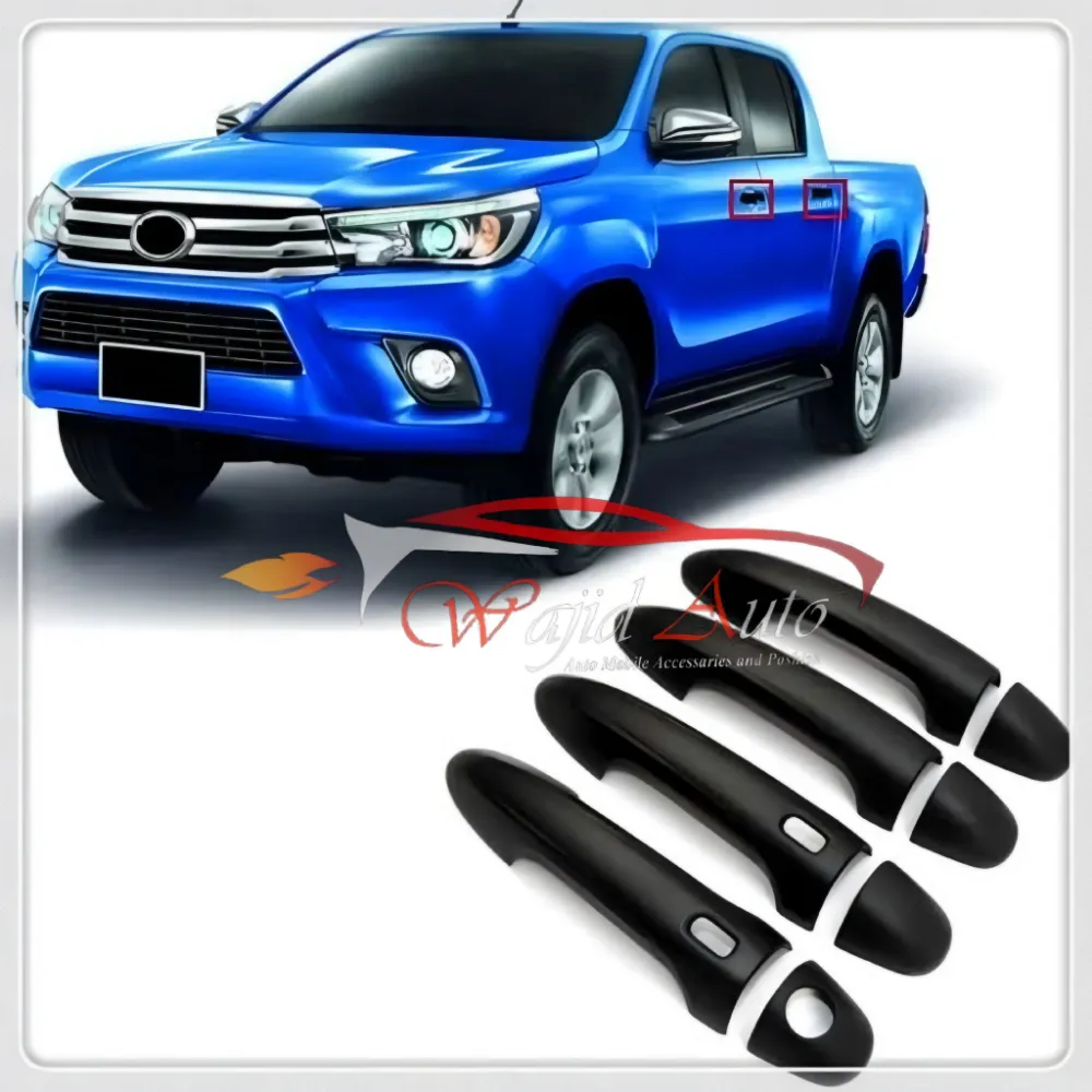 Toyota revo door handle cover black