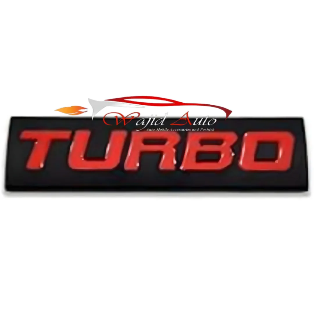 Turbo mini red black emblem monogram