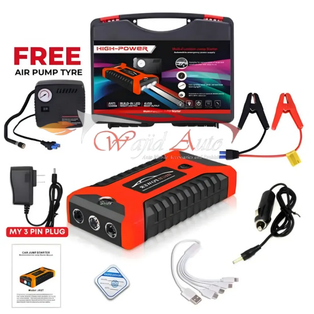 car jump starter with air compressor high power