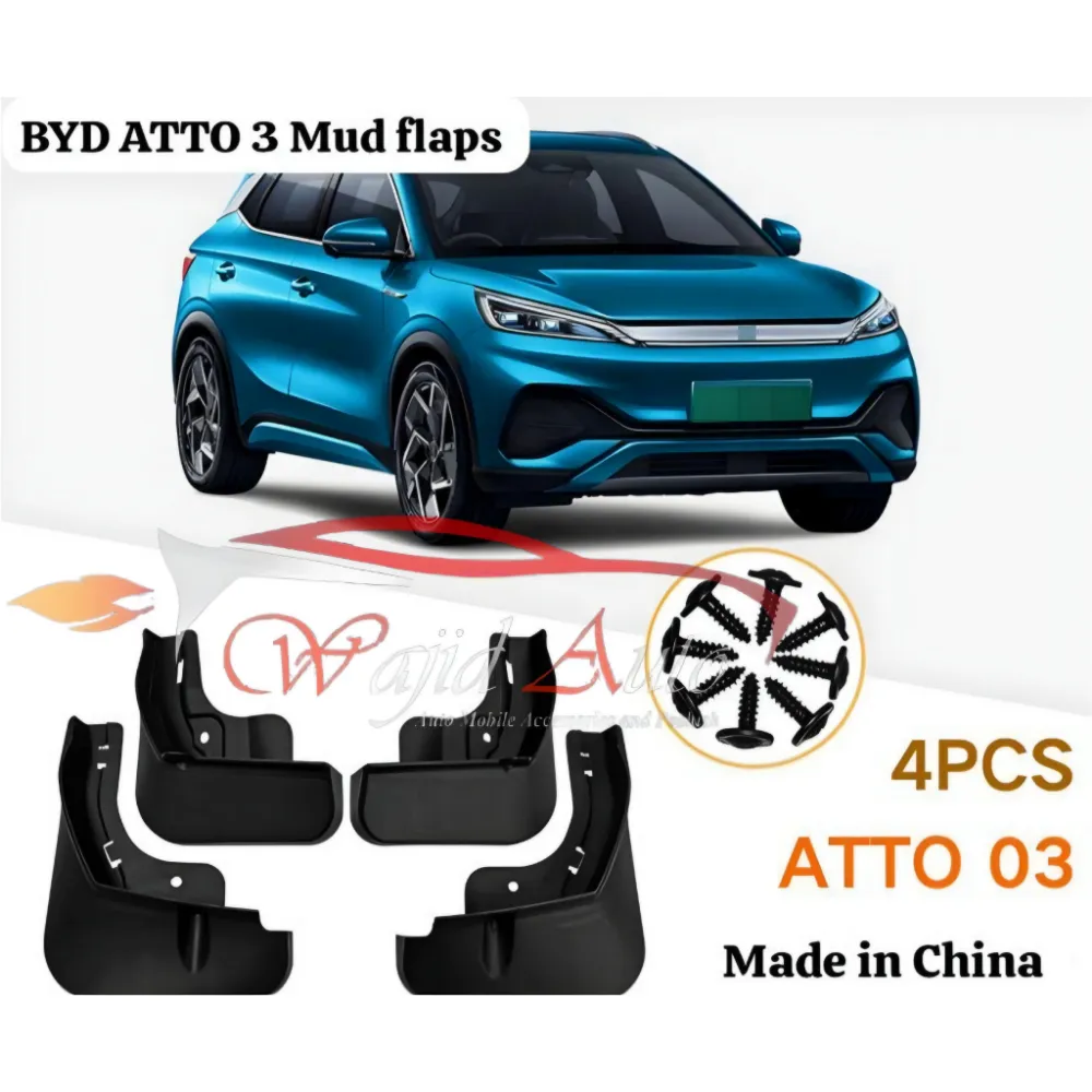 BYD ATTO 3 mud flaps original fitting