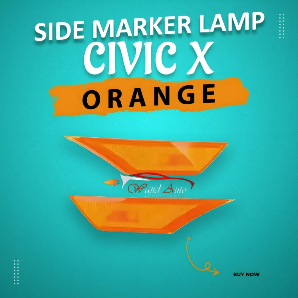 Honda Civic X Side Marker Lamp Orange