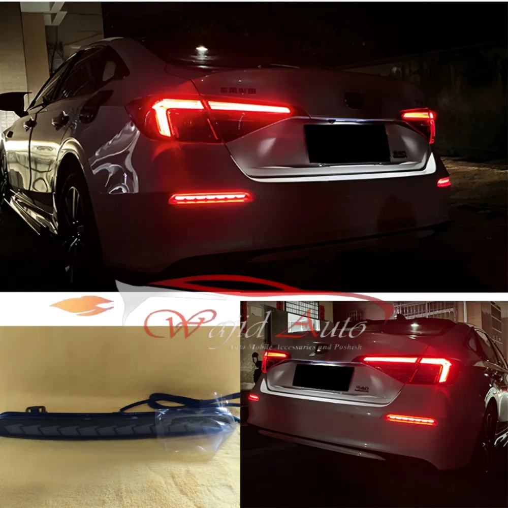Honda civic 2022-2025 reflector lights smoke v2
