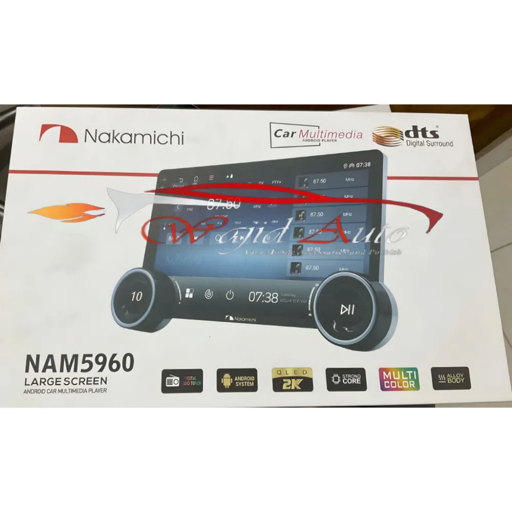 Nakamichi dual knob 5960 android player
