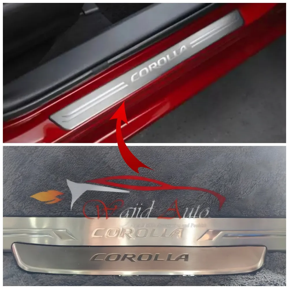 Toyota corolla metal sill plates without led