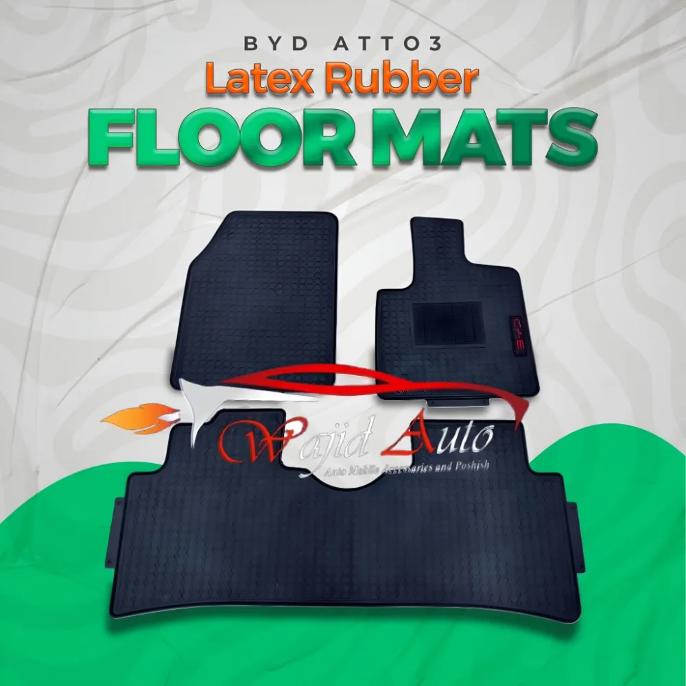BYD ATTO 3 Latex Rubber Floor Mats