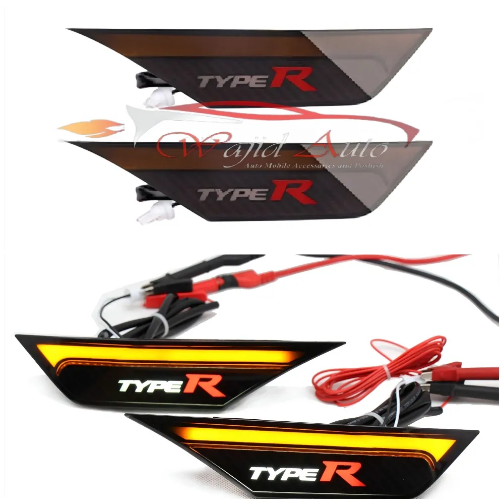 Honda civic x type r fender indicator smoke