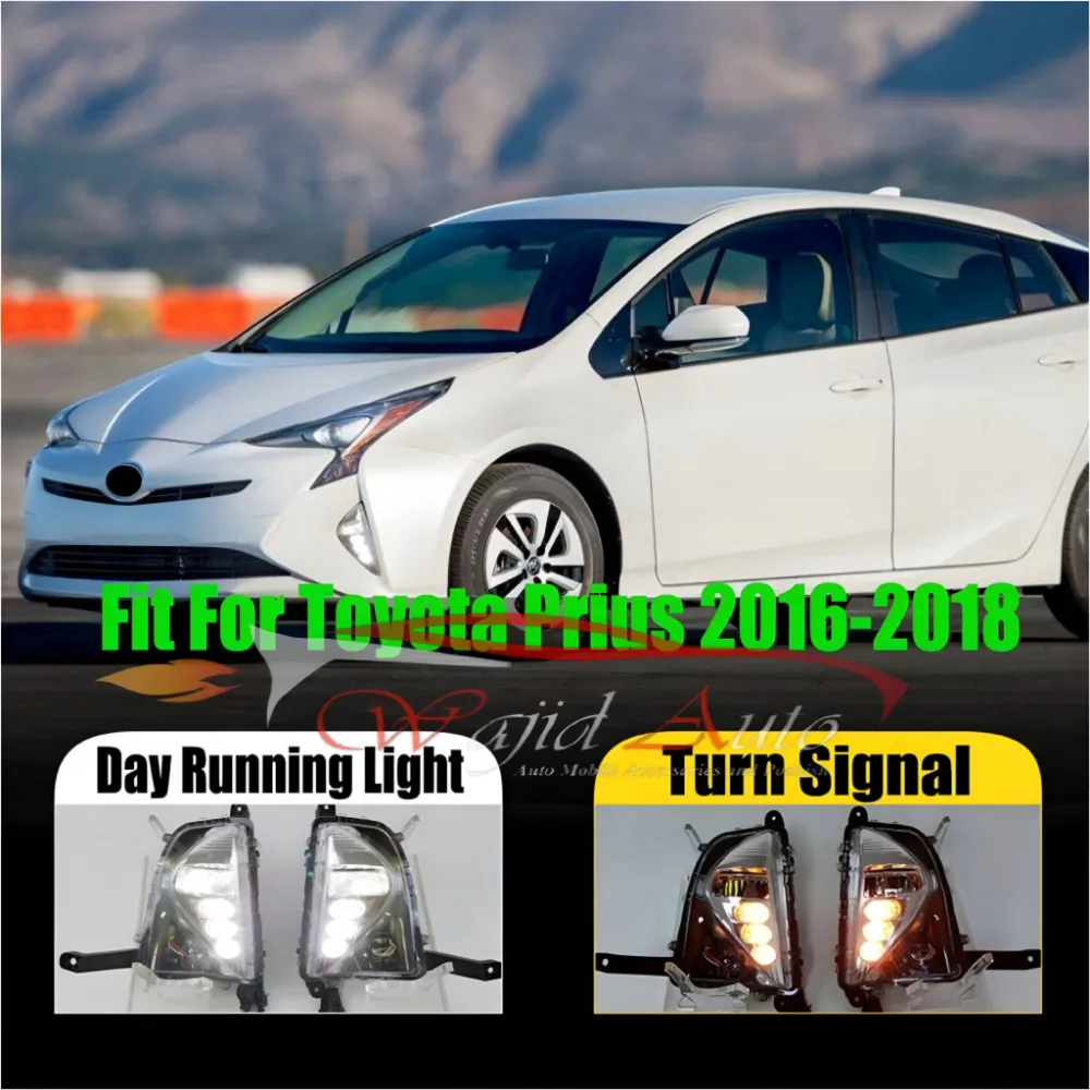 Toyota prius 2017-2020 led fog lights drl