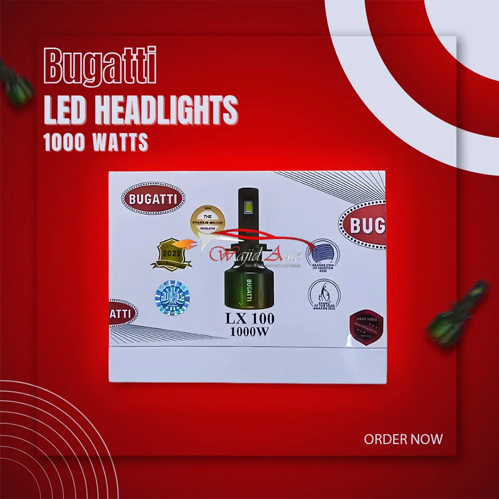 Bugatti lx100 1000 watt car headlights led