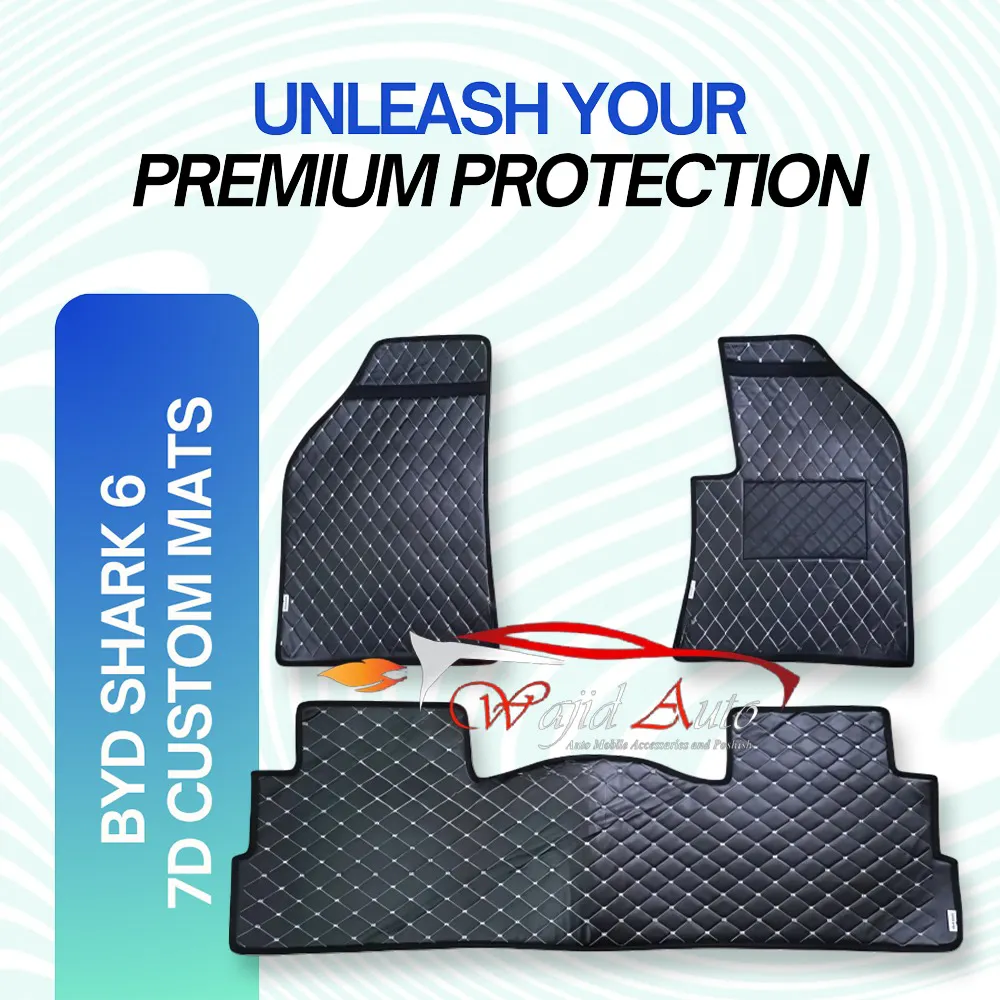Byd shark 6 7d custom floor mats