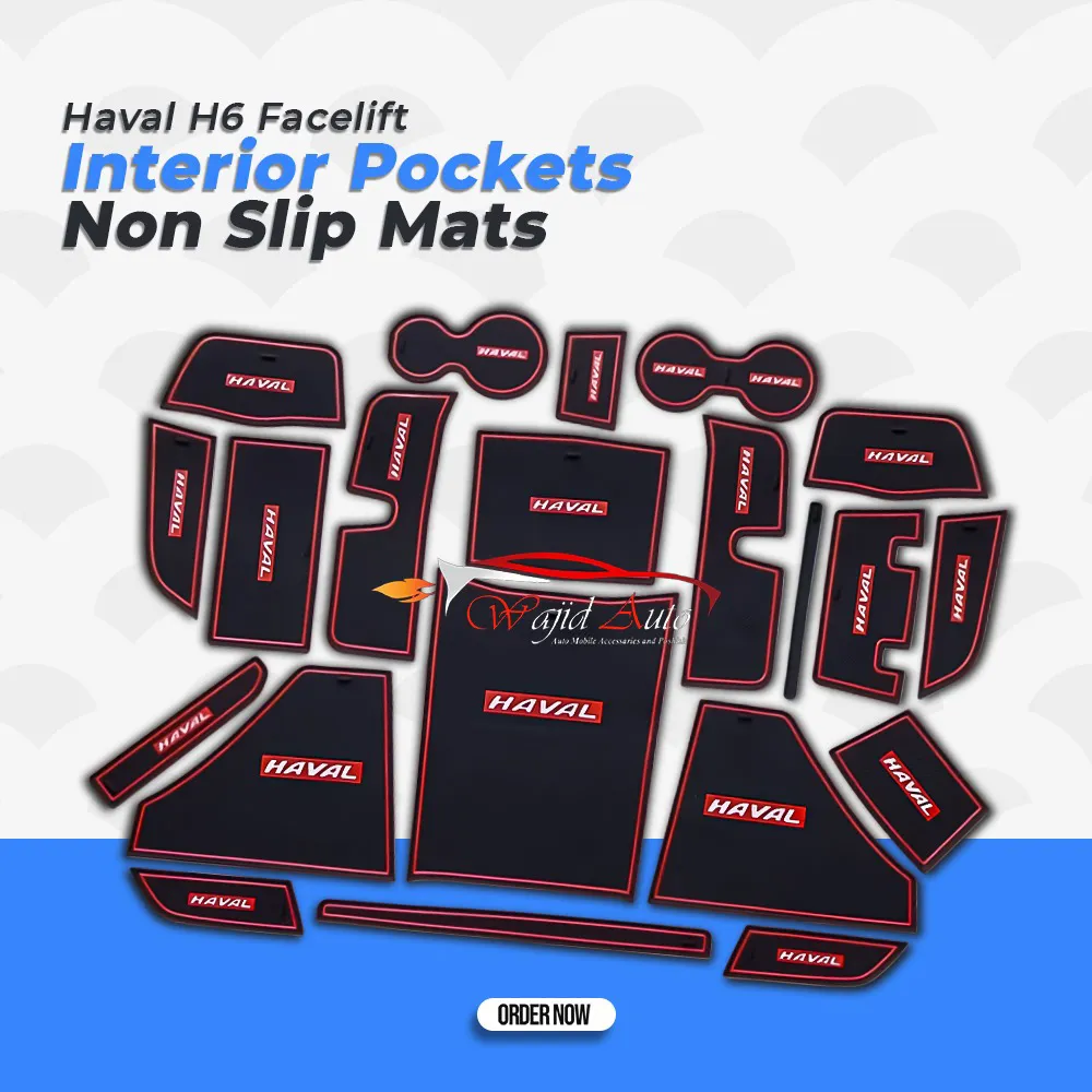 Haval h6 facelift interior pockets mats