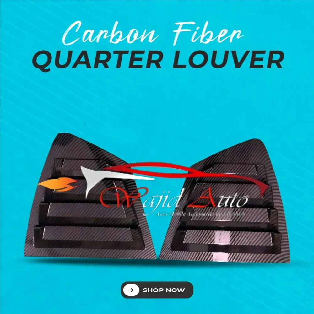 Honda City 2010-2020 Quarter Louver Carbon Fiber