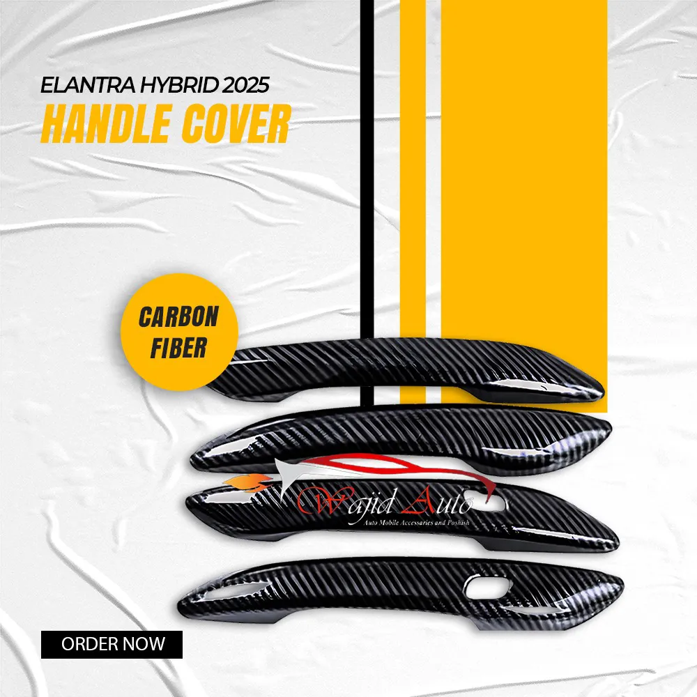 Hyundai elantra hybrid 2025 door handle carbon