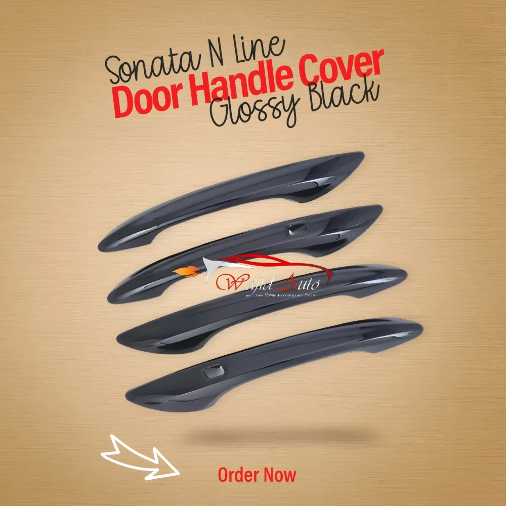 Hyundai Sonata N Line Door Handle Cover Glossy Black