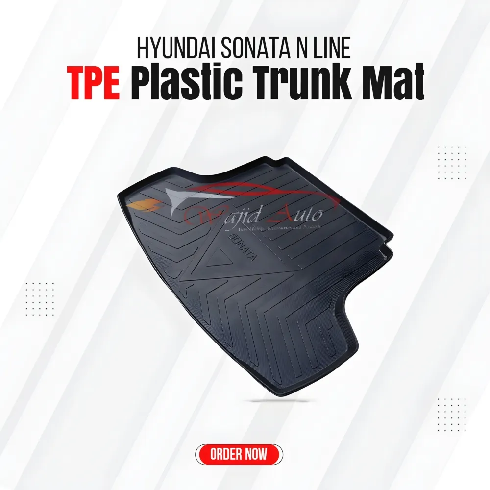 Hyundai Sonata N Line TPE Plastic Cargo Mat