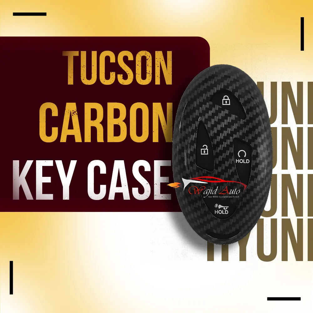 Hyundai tucson hybrid carbon fiber key case