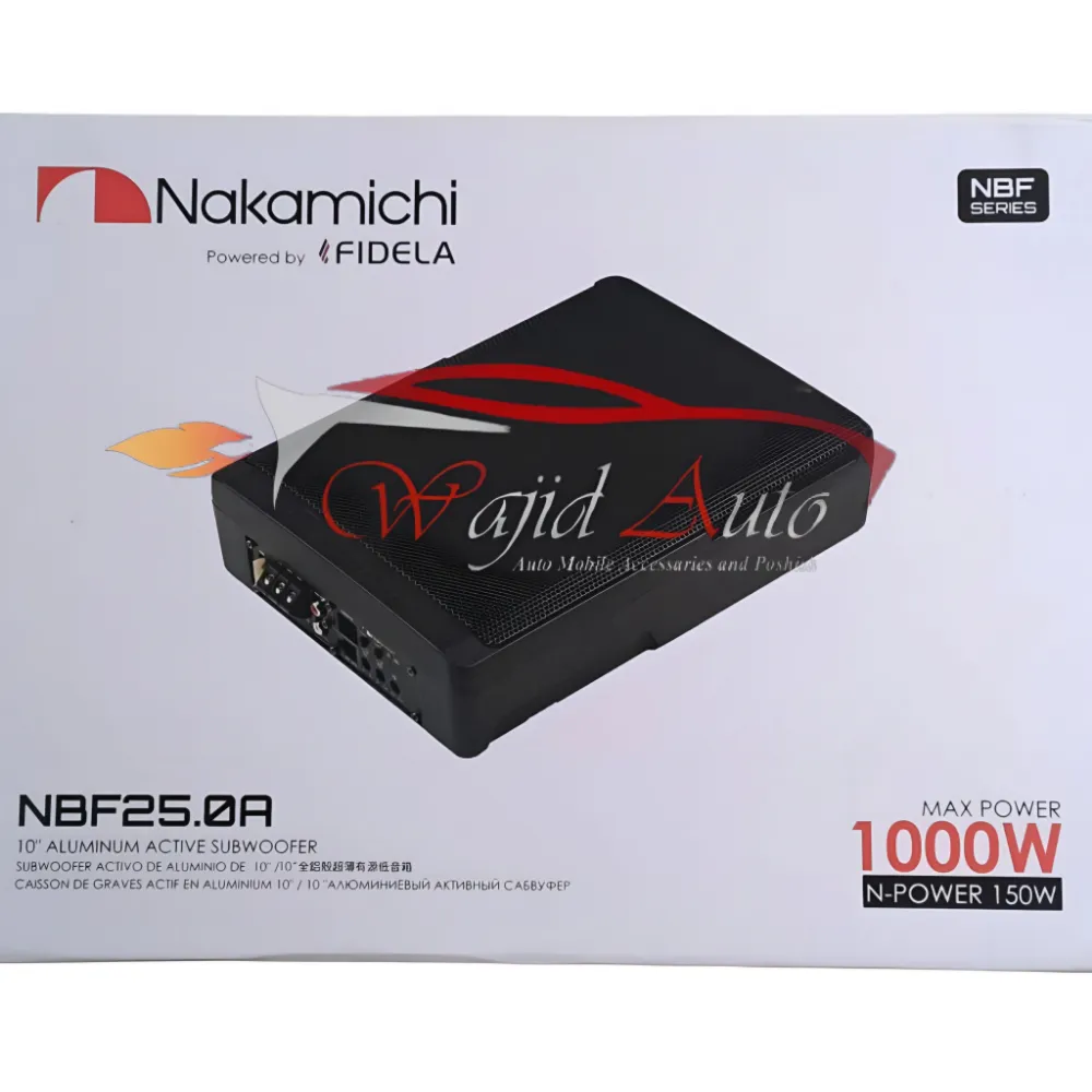 Nakamichi Car under seat subwoofer NBF 25.0 A