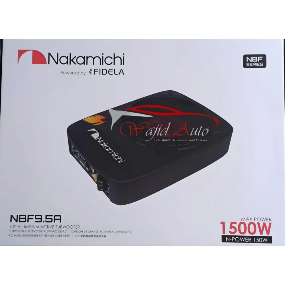 Nakamichi Car under seat subwoofer NBF 9.5 A
