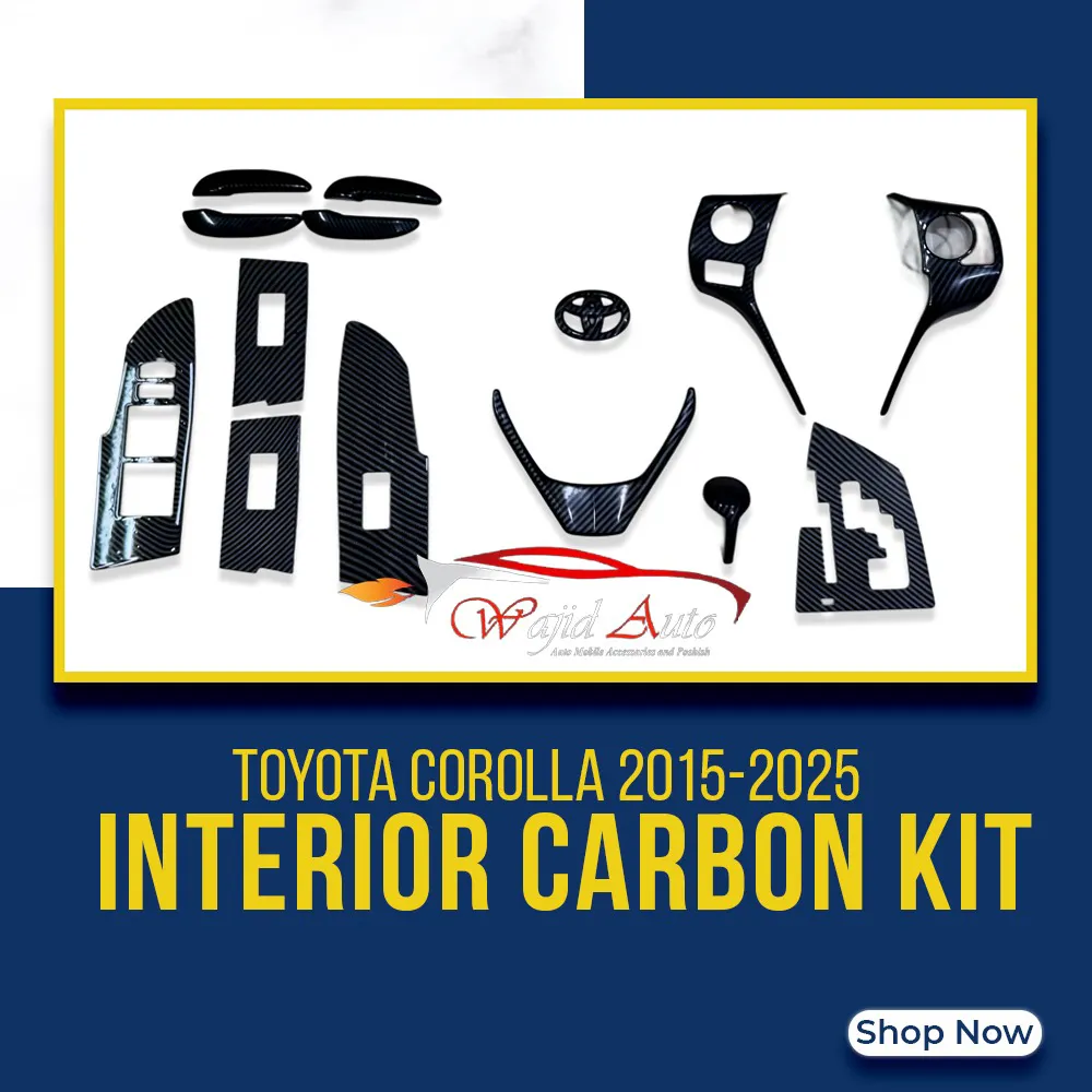 Toyota corolla 2014-2025 complete interior carbon
