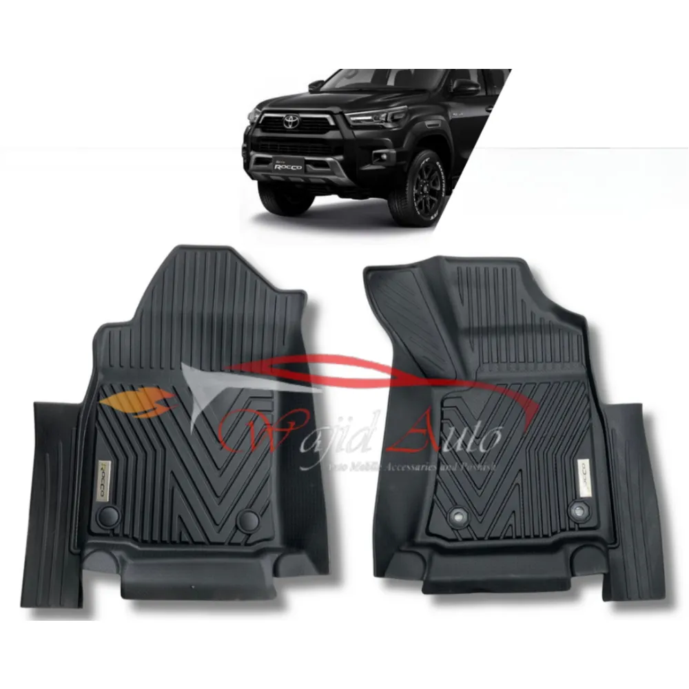 Tpe floor mats toyota revo rocco txr brand
